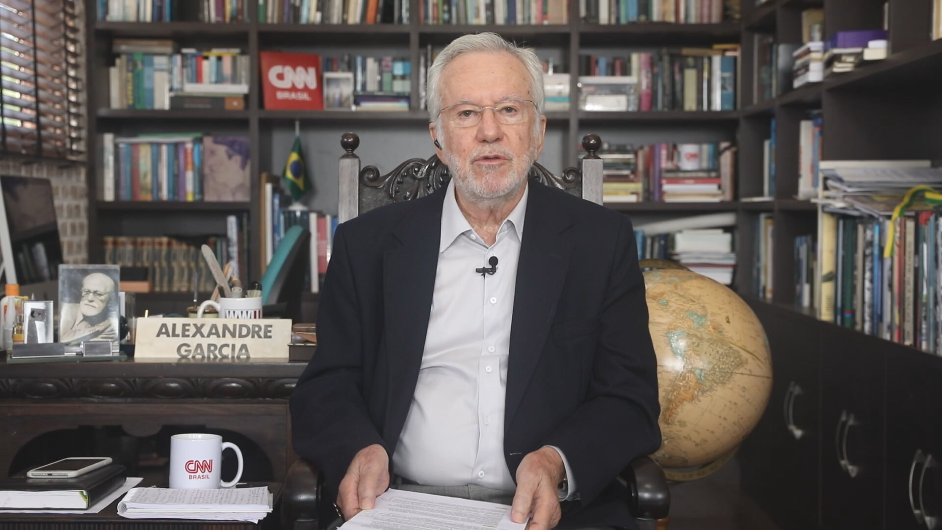 Alexandre Garcia no quadro Liberdade de Opinião