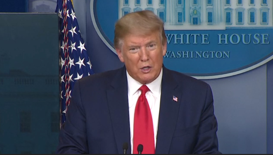 O presidente dos Estados Unidos, Donald Trump