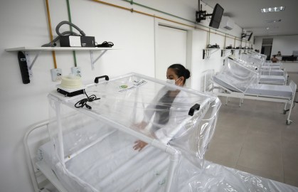 Hospital provisório - Coronavírus - Manaus