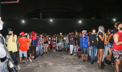 Fiscalização da Vigilância Sanitária em festas clandestinas em São Paulo