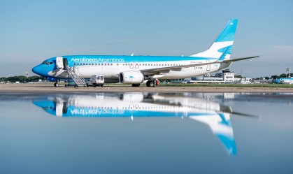 Avião da Aerolineas Argentinas