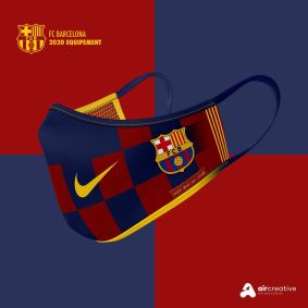 Máscara do Barcelona