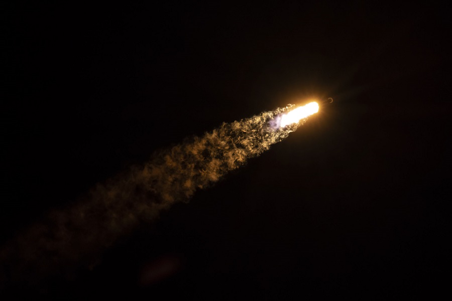Lançamento do foguete Falcon 9, da SpaceX