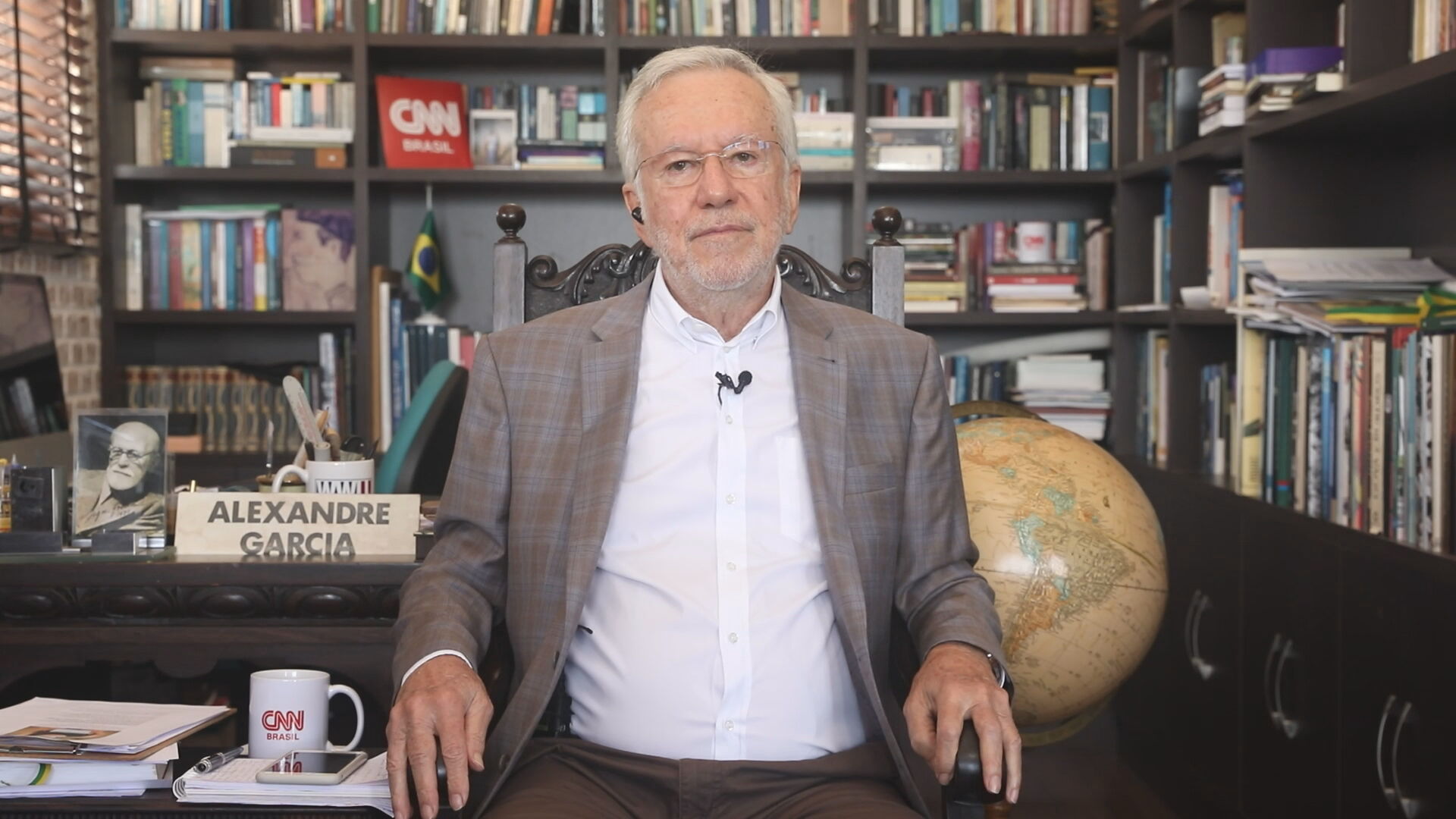 Alexandre Garcia no quadro Liberdade de Opinião