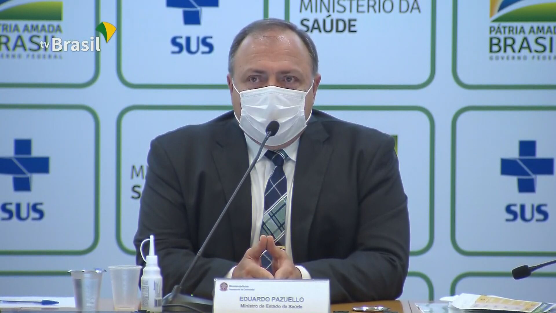 Eduardo Pazuello, ministro da Saúde