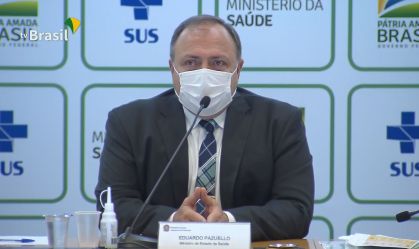 Eduardo Pazuello, ministro da Saúde