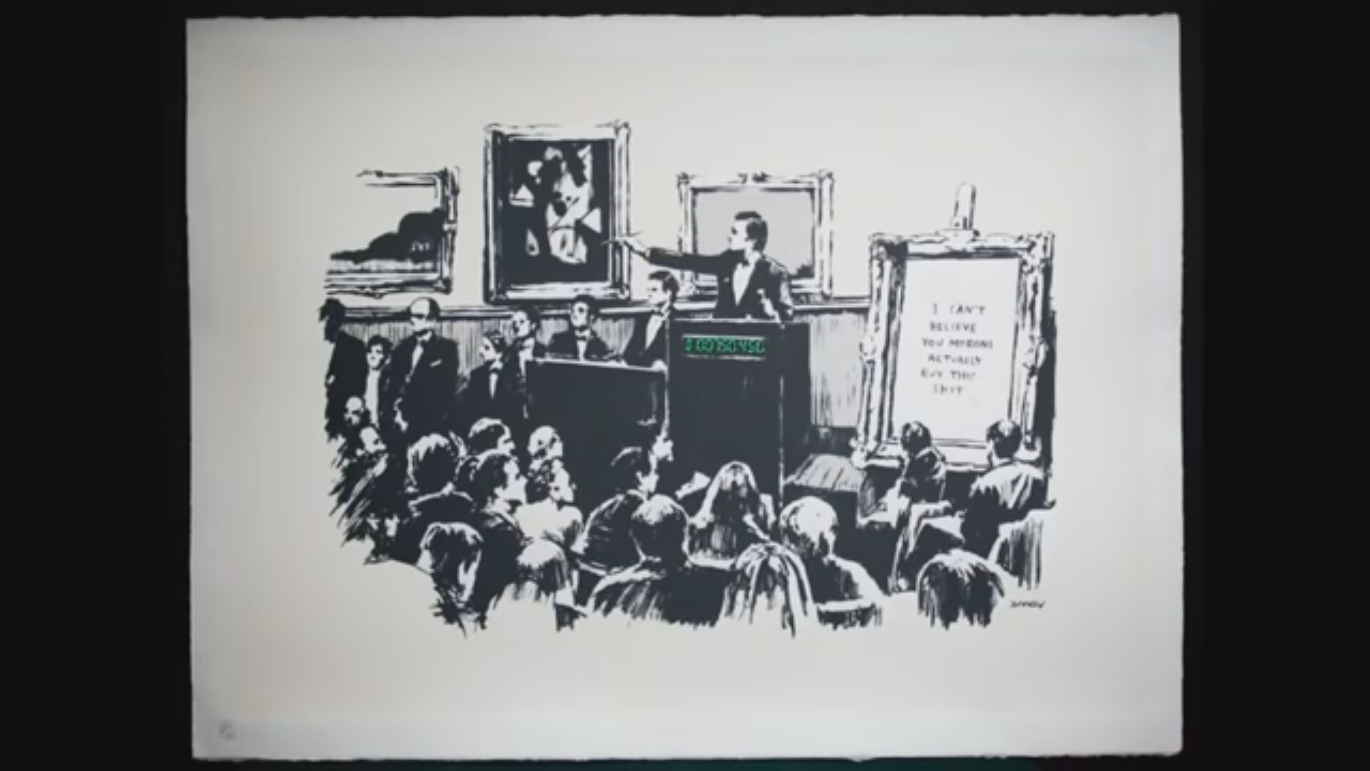 Versão digital de obra de Banksy é vendida por 382 mil dólares