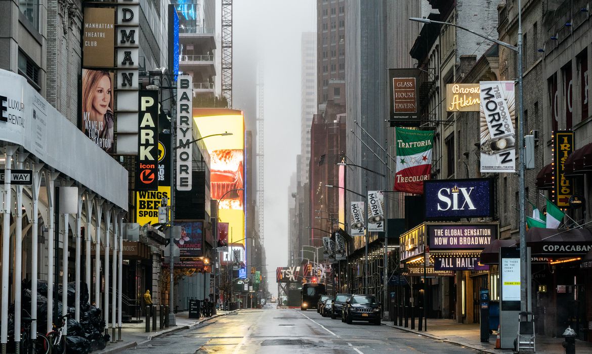 Nova York em lockdown