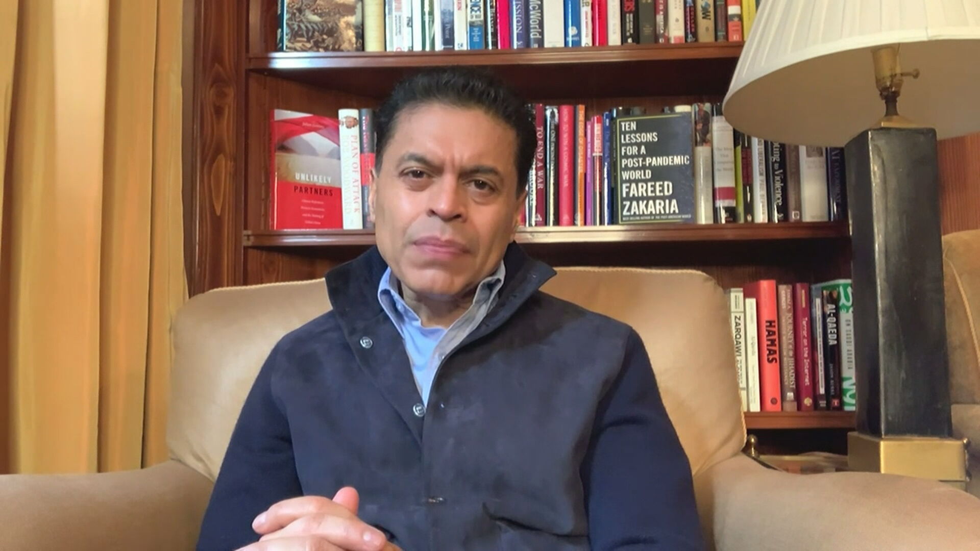 O escritor e âncora da CNN Americana, Fareed Zakaria (16.mar.2021)
