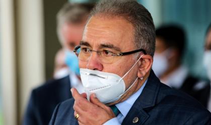 Coletiva de imprensa do novo ministro da Saúde, Marcelo Queiroga, em Brasília