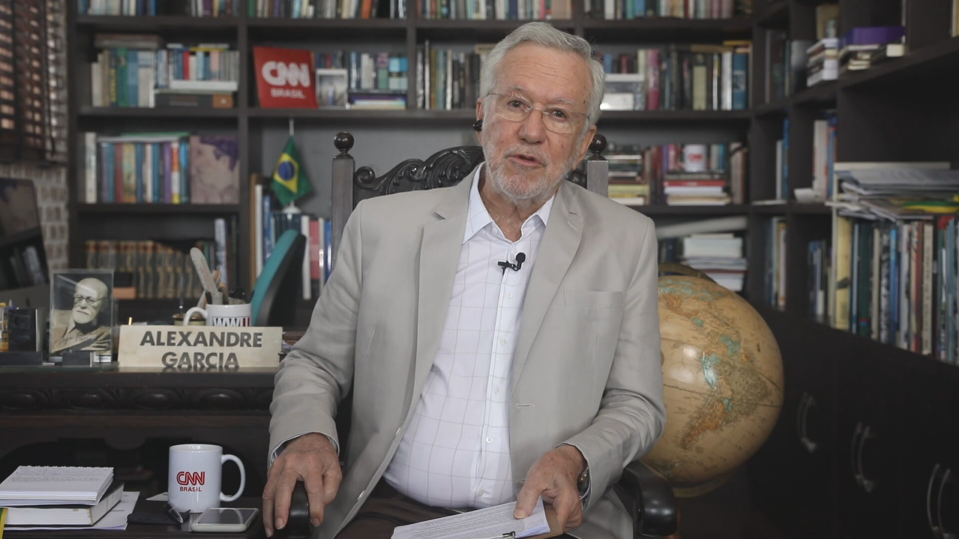 Alexandre Garcia no quadro Liberdade de Opinião
