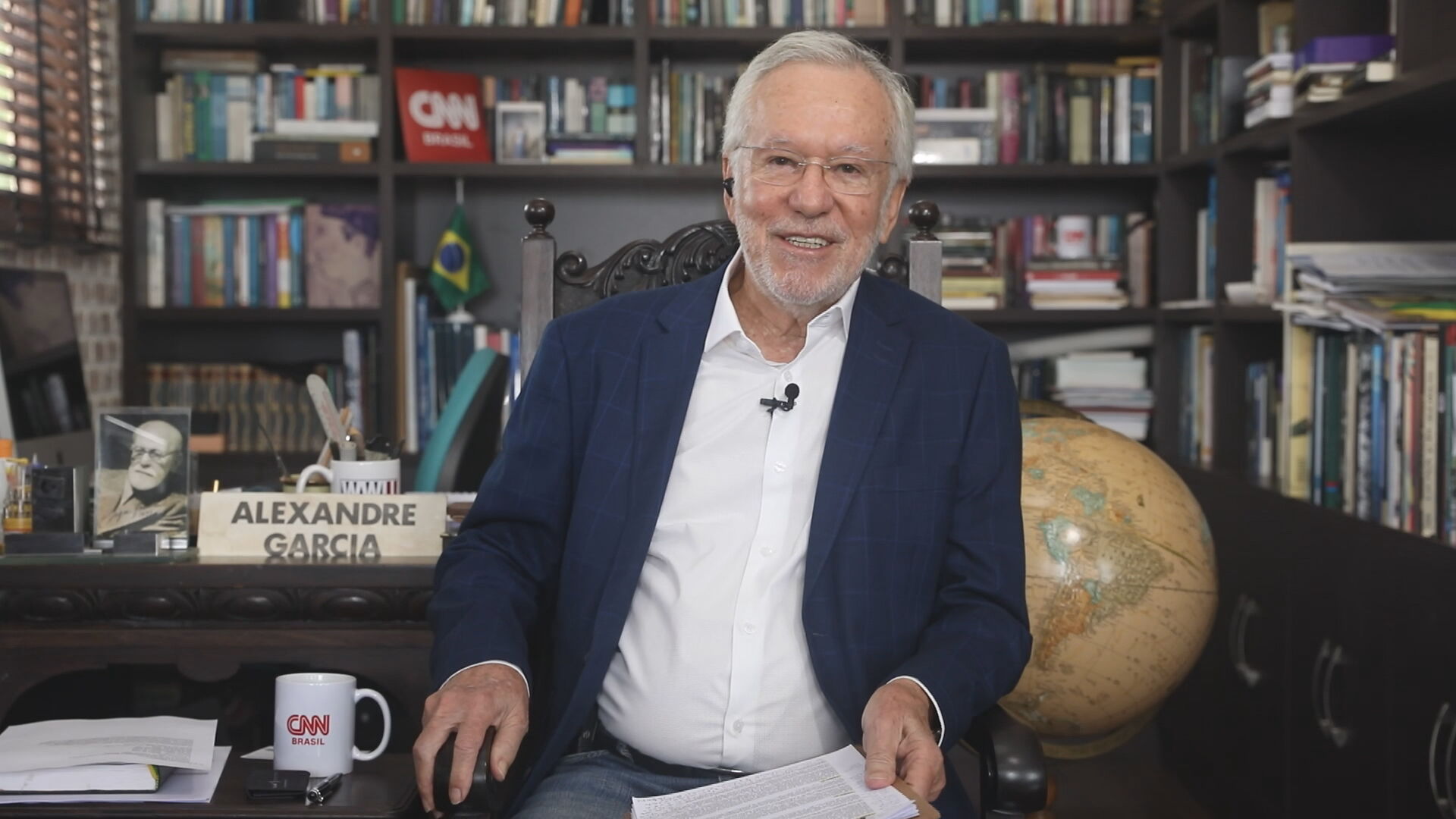 Alexandre Garcia no quadro Liberdade de Opinião