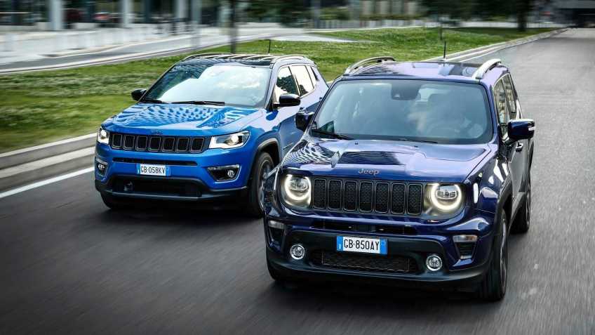 Jeep Compass e Renegade / Foto: Divulgação