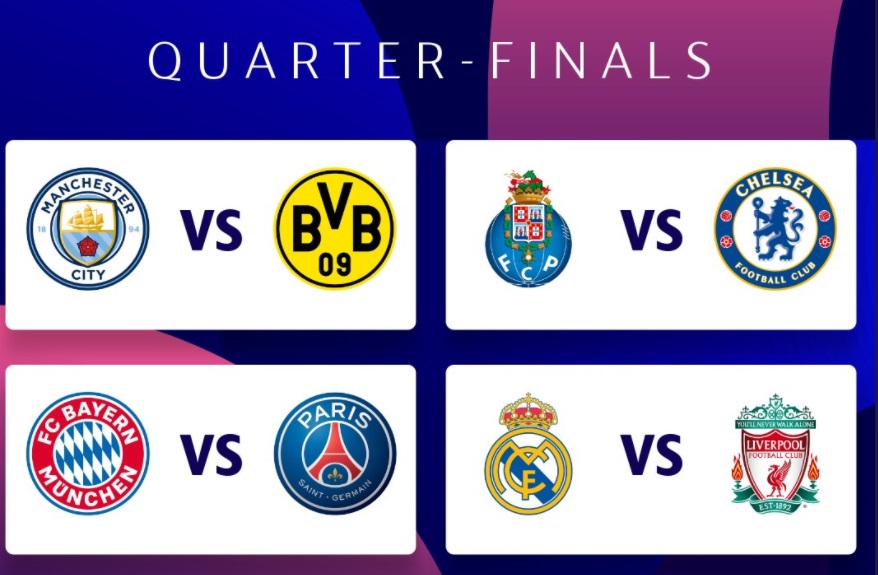 Duelo das quartas de final da Liga dos Campeões