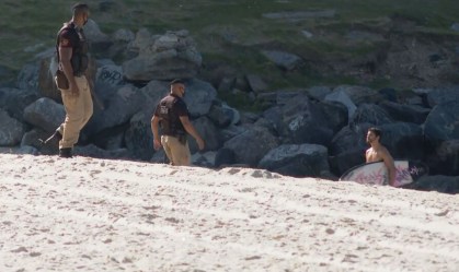 Flagrante em praia do Rio de Janeiro