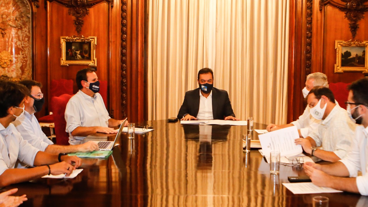 Governador Cláudio Castro se reunirá com os prefeitos Eduardo Paes e Axel Grael 
