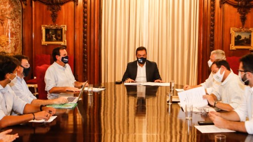 Governador Cláudio Castro se reunirá com os prefeitos Eduardo Paes e Axel Grael 