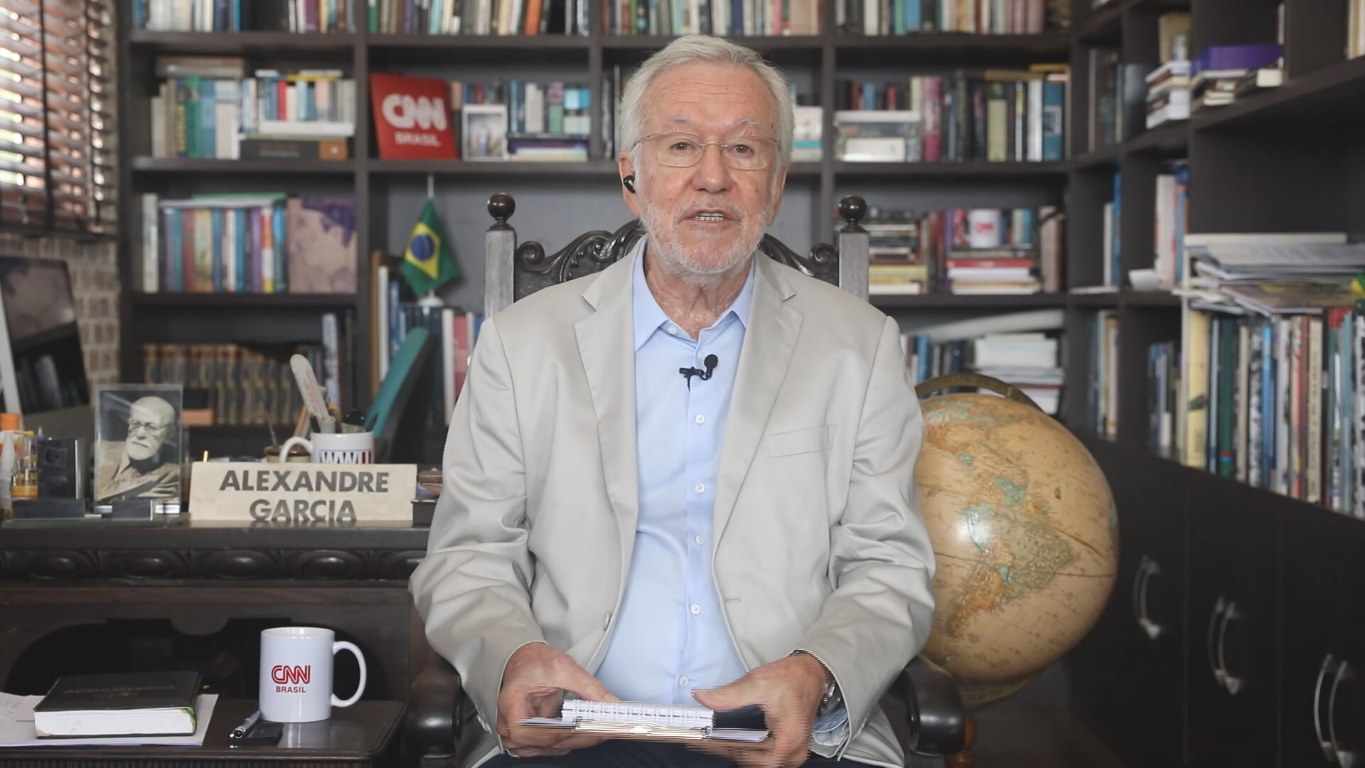 Alexandre Garcia no quadro Liberdade de Opinião
