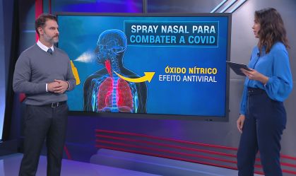 Correspondente Médico: Spray nasal pode remover coronavírus das vias aéreas