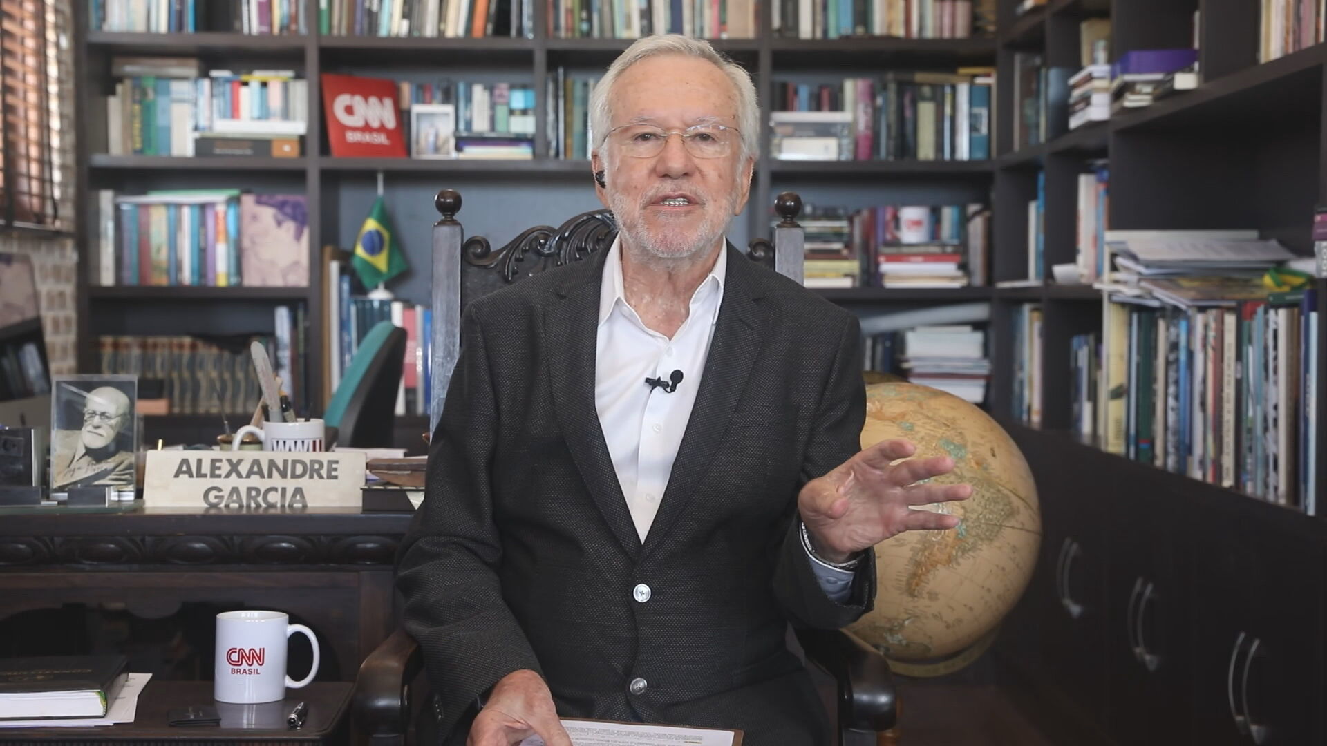 Alexandre Garcia no quadro Liberdade de Opinião