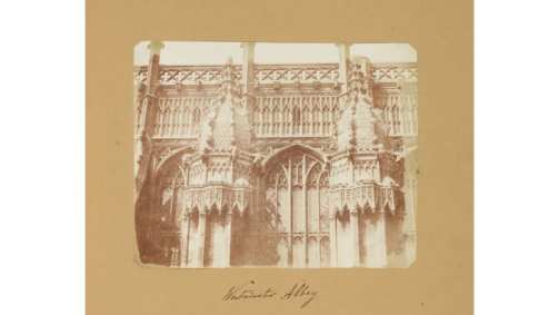 Foto da Abadia de Westminster, em Londres, em 1843