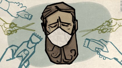 Especialistas explicam se barba grande pode facilitar a transmissão de Covid-19