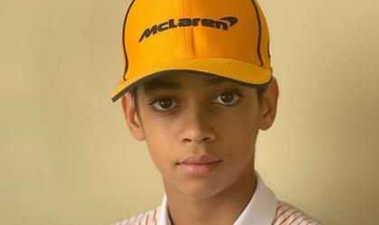 Ugo Ugochukwu, de 13 anos, assinou contrato com a McLaren
