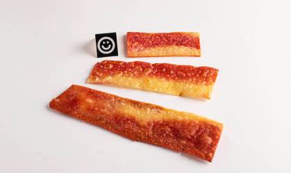 Bacon de tapioca da Fazenda Futuro