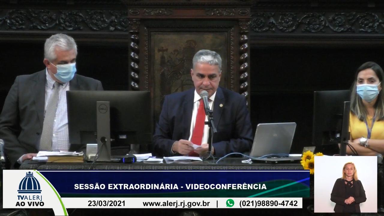 Sessão na Alerj