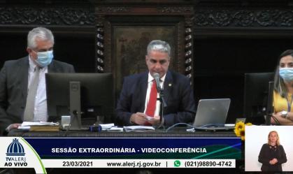 Sessão na Alerj