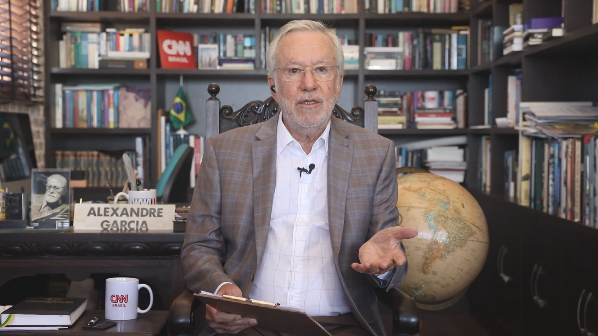 Alexandre Garcia no quadro Liberdade de Opinião