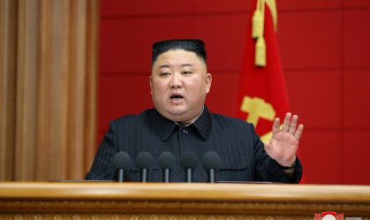 Líder da Coreia do Norte, Kim Jong Un