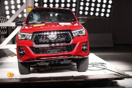 Crash-teste da Hilux