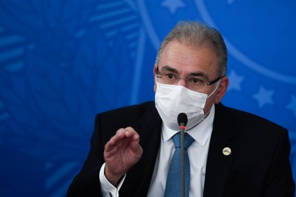 O ministro da Saúde Marcelo Queiroga