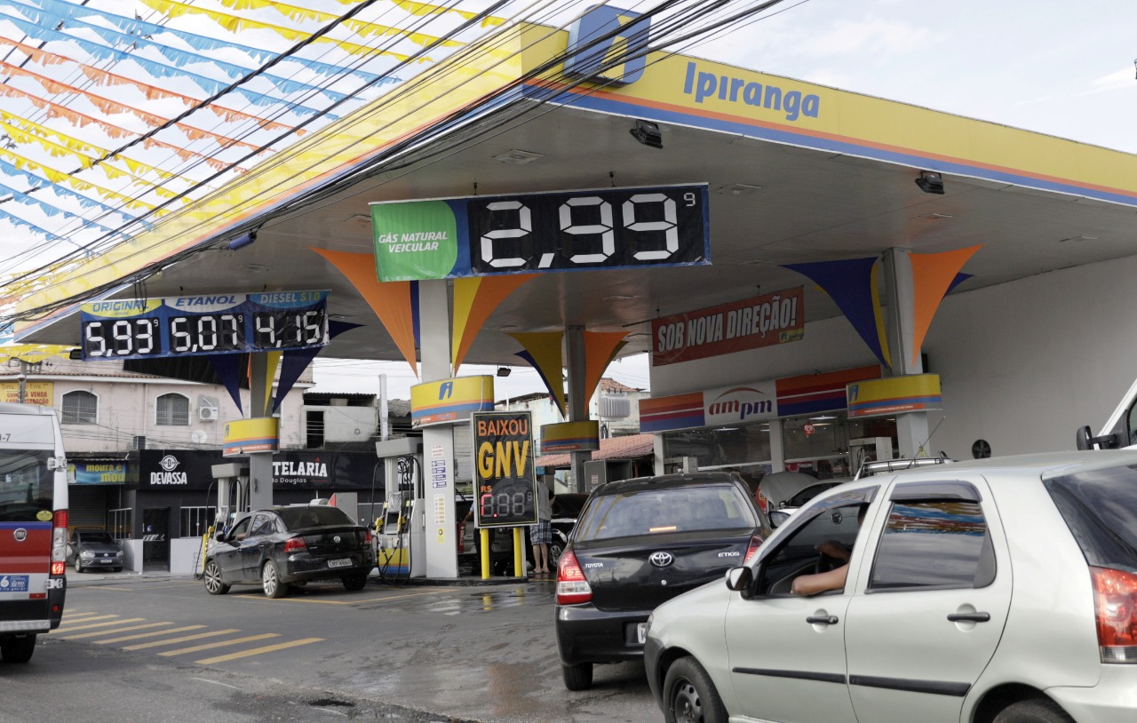 Posto de combustíveis no Rio de Janeiro (RJ) 05/03/2021 