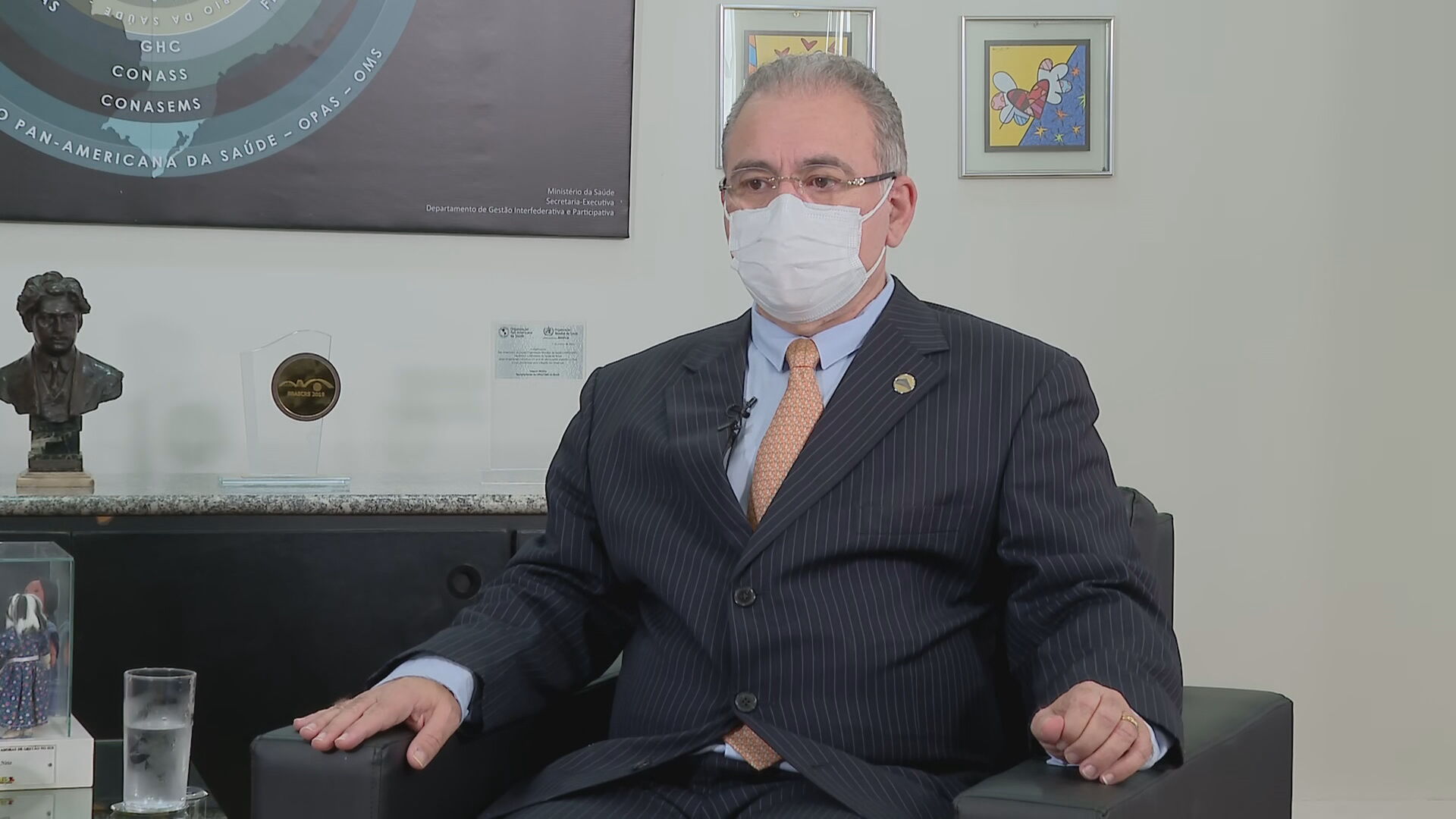 O ministro da Saúde, Marcelo Queiroga