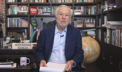 Alexandre Garcia no quadro Liberdade de Opinião