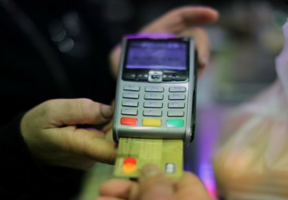 máquina de cartão