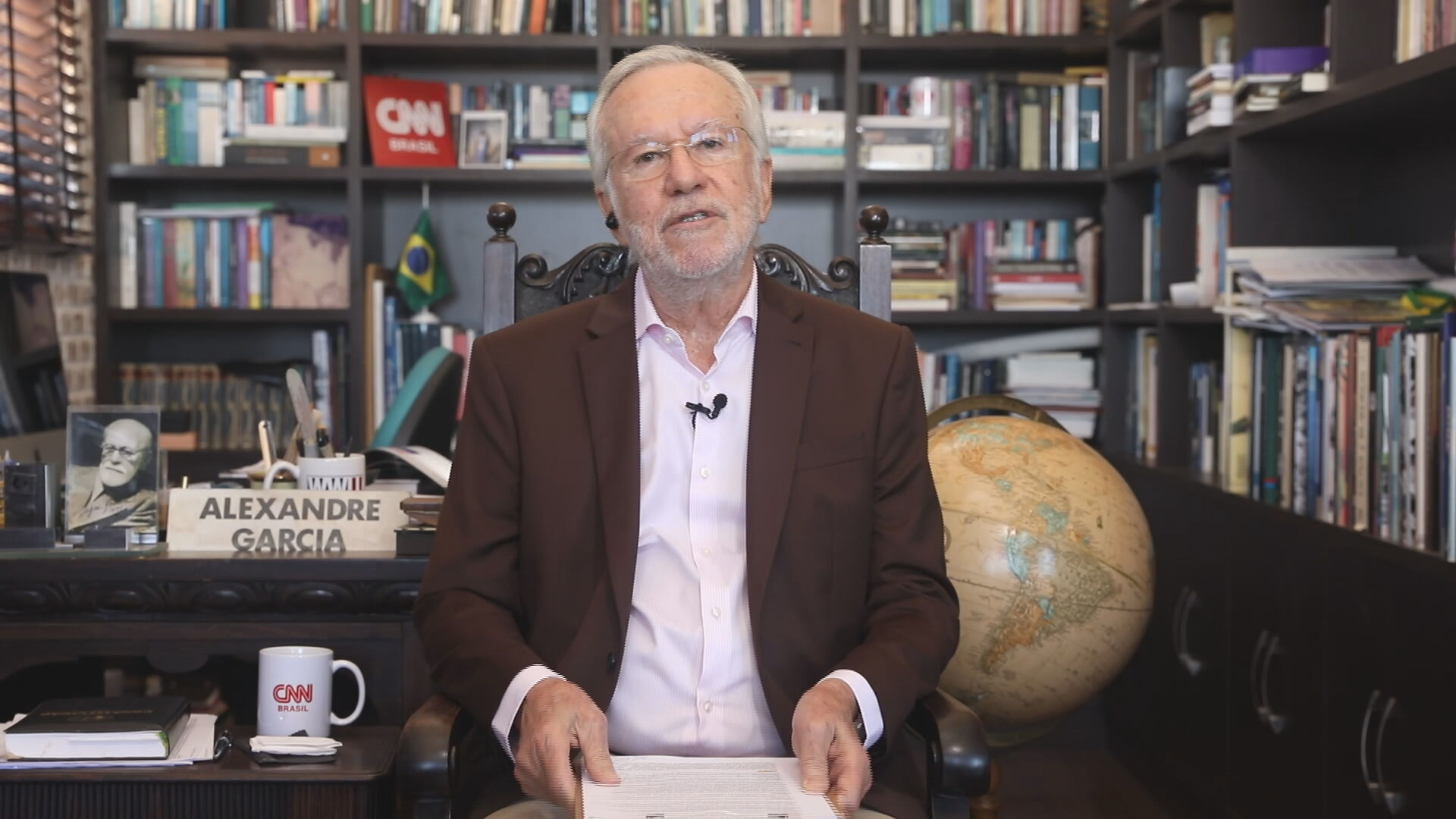 Alexandre Garcia no quadro Liberdade de Opinião
