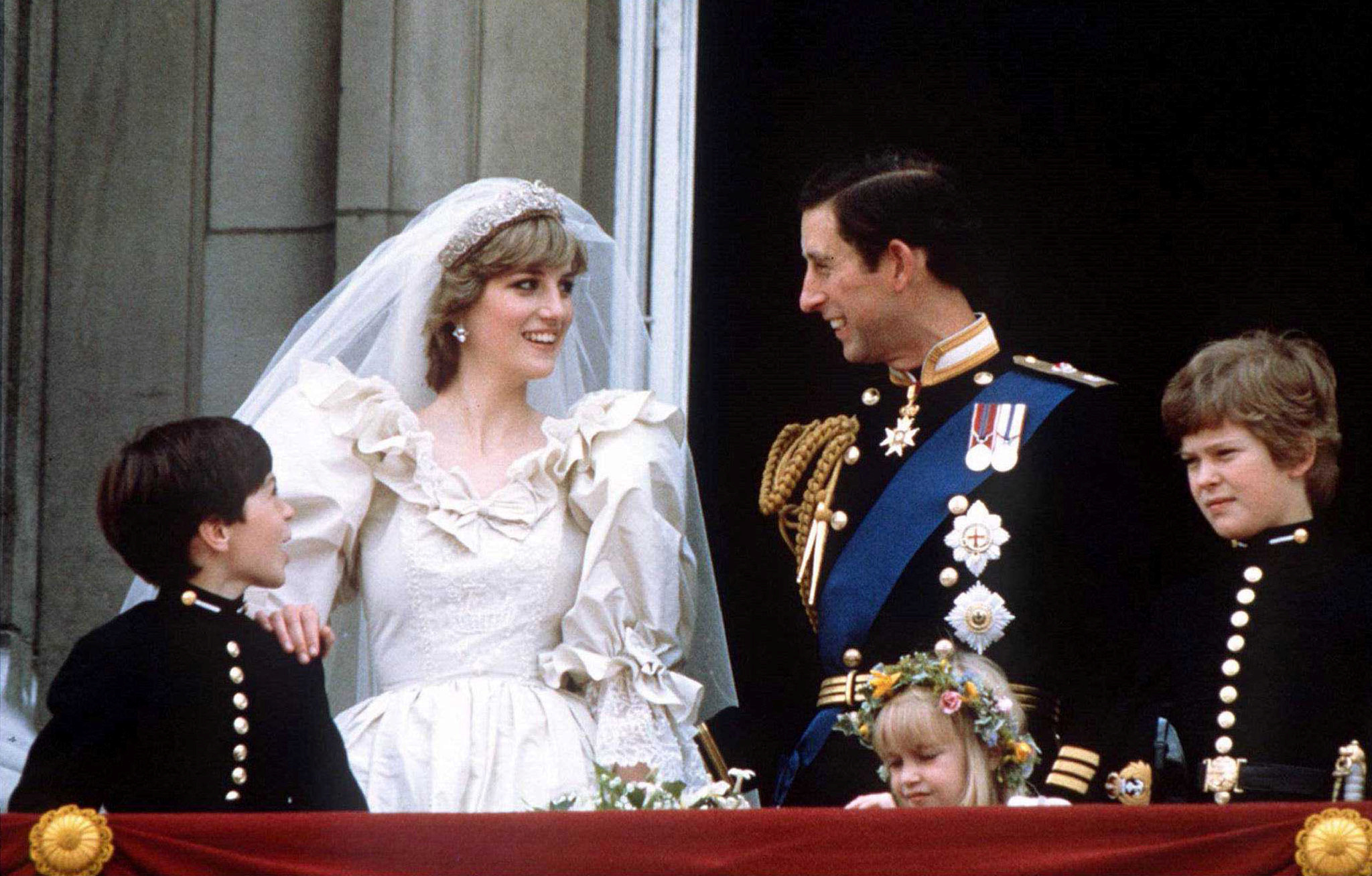 Princesa Diana no Palácio de Buckingham