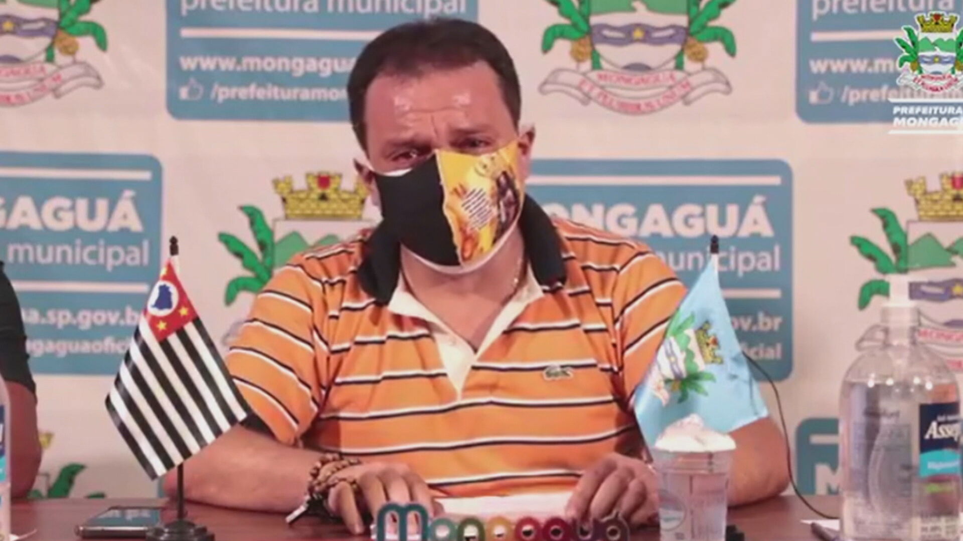 O prefeito de Mongaguá, Márcio Melo Gomes (Republicanos) (31.mar.2021)