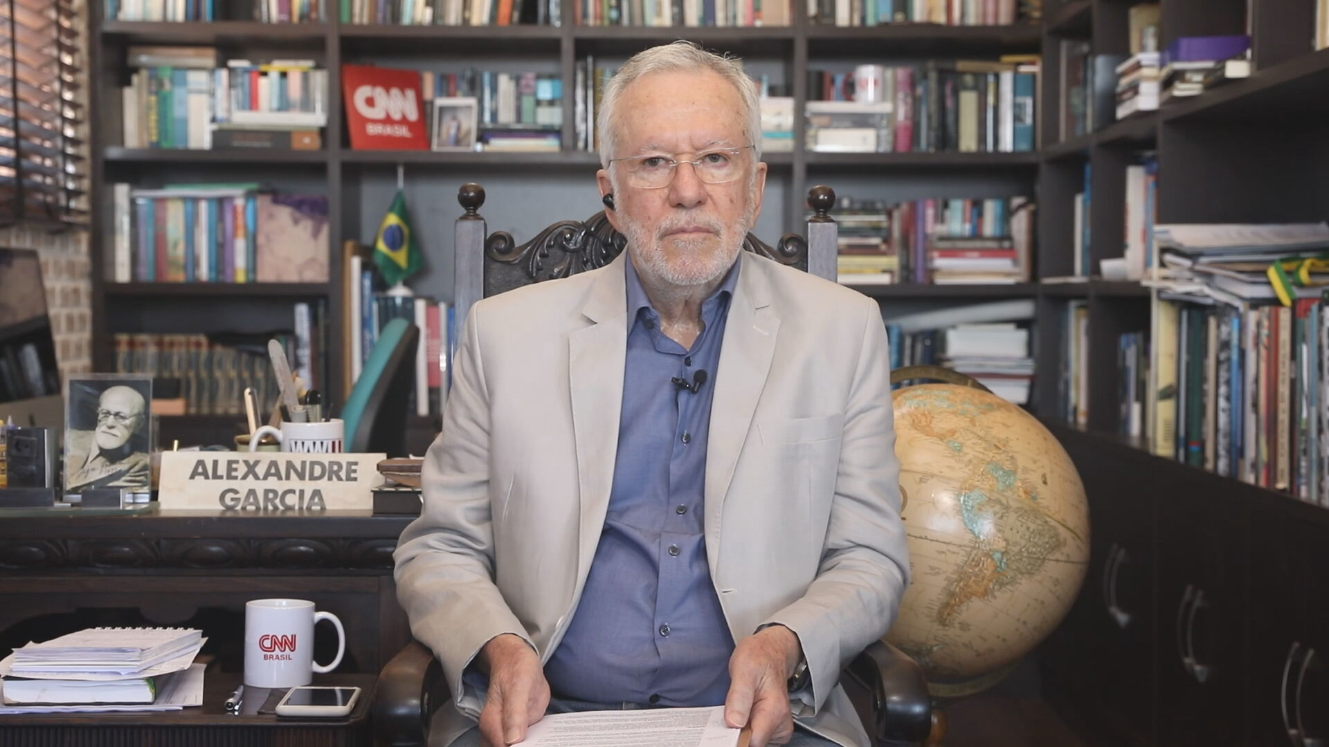 Alexandre Garcia no quadro Liberdade de Opinião