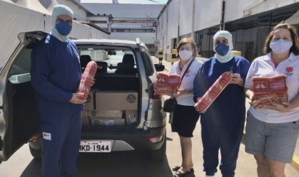 Empresas fazem doação de alimentos e insumos para saúde em meio à pandemia