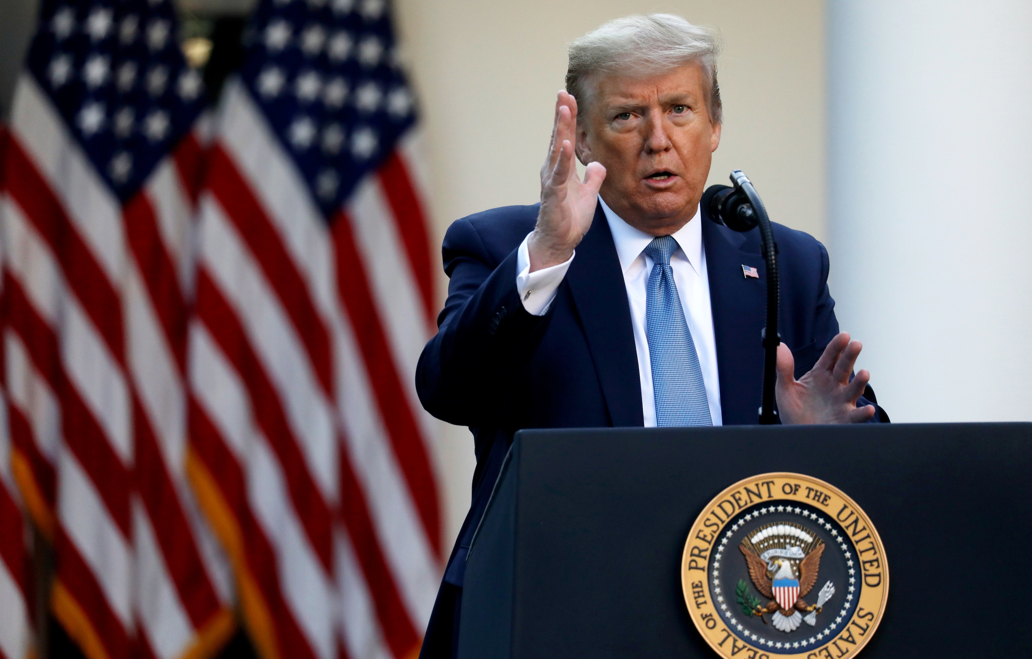 O presidente dos EUA, Donald Trump