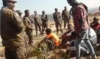 Exército Etíope comandou um massacre que deixou de dezenas de homens mortos em T
