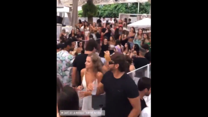 Festa no Café de La Musique em Jurerê Internacional em meio à pandemia de Covid-