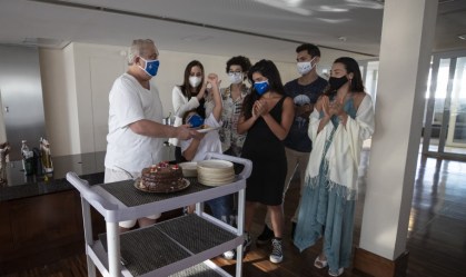 Branco comemora aniversário