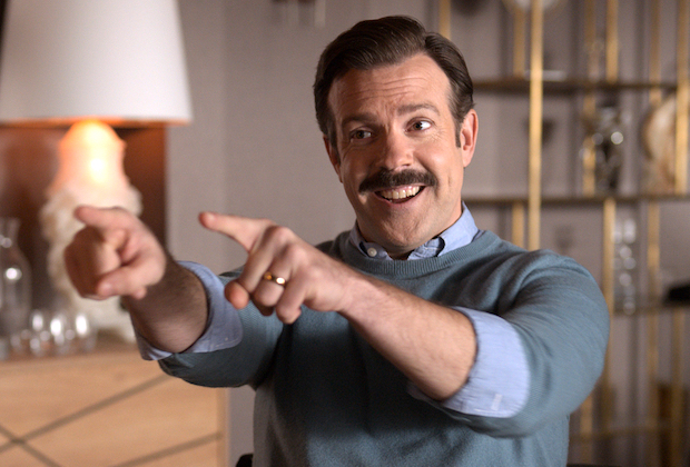Jason Sudeikis é o protagonista da série "Ted Lasso" • Divulgação