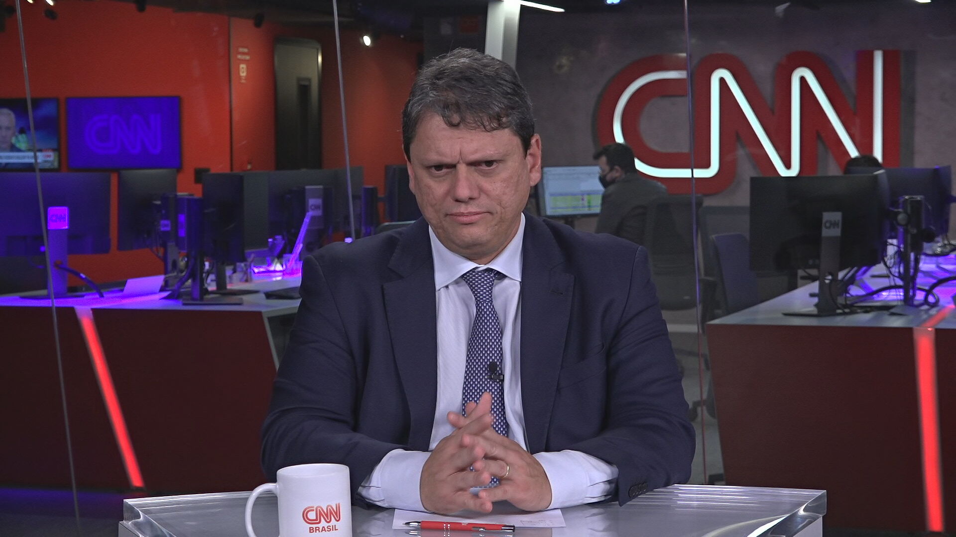 O ministro da Infraestrutura, Tarcísio Gomes de Freitas (05.abr.2021)