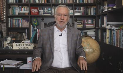 Alexandre Garcia no quadro Liberdade de Opinião